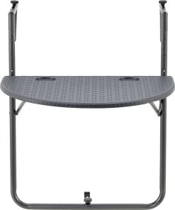 Balkontafel Cicala Inklapbaar 83,5x60x64 Cm Donkergrijs -Tuinmeubel Winkel 1000x1200