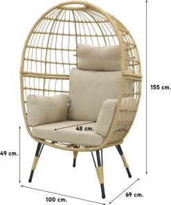 Lola Egg Relaxstoel - Natural Sand - Mand Stoel -Tuinmeubel Winkel 1002x1200 2