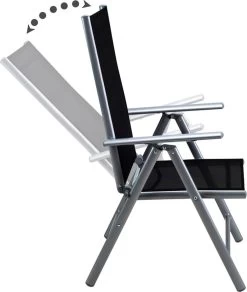 Casaria Alumunium Tuinset Bern - 6 Stoelen + 1 Tafel – Zilver -Tuinmeubel Winkel 1014x1200