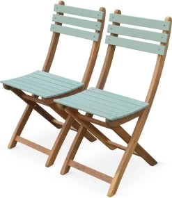 Alice's Garden Bistroset Barcelona - 2 Zitplaatsen - Acacia - Groengrijs -Tuinmeubel Winkel 1041x1200 3