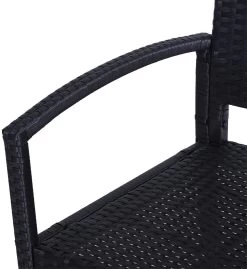 Outsunny Polyrotan Tuinbank 2-zits Parkbank Bank Staal Zwart 867-022 -Tuinmeubel Winkel 1102x1200