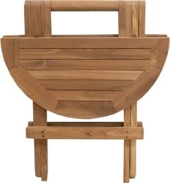 Picknicktafel Rond - Bijzettafel Voor Buiten - - Inklapbare Picknicktafel - Kleine Klaptafel Met Handvat - 50cm -Tuinmeubel Winkel 1110x1200