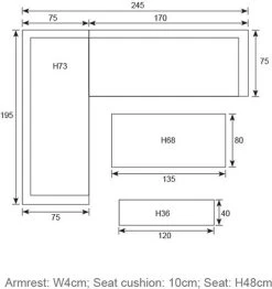 Blakes Lounge Diningset - 4 Delig - Donker Grijs -Tuinmeubel Winkel 1132x1200 2