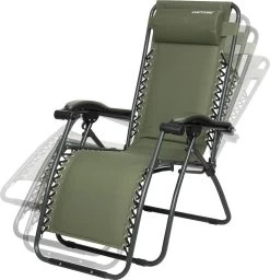 Capture Outdoor, Opklapbare Luxe Ligstoel "Relax RZ-1", Verstelbare Rugleuning, Luxe Armleuningen, Opgespannen Gevoerd Doek, Afneembaar Kussen, … -Tuinmeubel Winkel 1160x1200 1