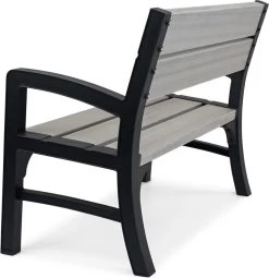Keter Montero Tuinbank – 2-personen - 120x61x91cm - Grafiet -Tuinmeubel Winkel 1161x1200