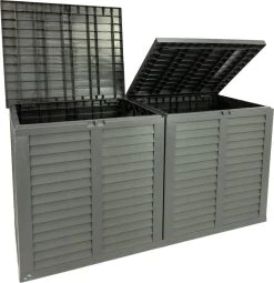 MaxxGarden Kussenbox - Tuin Opbergkist - Opbergbox - 750 L - 155x66x80 Cm - Grijs 11 MaxxGarden Kussenbox - Tuin Opbergkist - Opbergbox - 750 L - 155x66x80 Cm - Grijs -Tuinmeubel Winkel 1164x1200