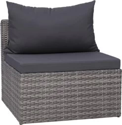 VidaXL 3-delige Loungeset Met Kussens Poly Rattan Grijs 12 VidaXL 3-delige Loungeset Met Kussens Poly Rattan Grijs -Tuinmeubel Winkel 1165x1200