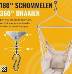 Itstrong® Plafondhaak Ophangsysteem Voor Binnen & Buiten – Ophanghaak Voor Bokszak – Schommel – Schommelstoel – Hangstoel - RVS -Tuinmeubel Winkel 1166x1200 1