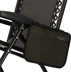 Springos Tuinstoel | Ligstoel | Opvouwbaar | Verstelbaar | Ergonomische Hoofdsteun | Bruin / Zwart -Tuinmeubel Winkel 1172x1200