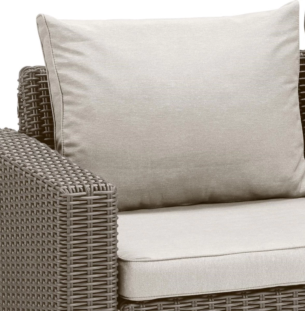 Allibert California Loungeset - 5 Personen - Cappuccino 11 Allibert California Loungeset - 5 Personen - Cappuccino - Afbeelding 11