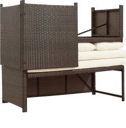Teamson Home 3-Delig Hoek Loungeset - Tuinmeubelen - Tuinbank - Omvat Tafel En Kussens - Rotan - Bruin/Wit 19 Teamson Home 3-Delig Hoek Loungeset - Tuinmeubelen - Tuinbank - Omvat Tafel En Kussens - Rotan - Bruin/Wit -Tuinmeubel Winkel 1177x1200 4