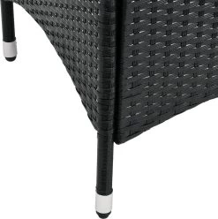 Polyrotan Balkonset - Bayamo - 3-delig - Zwart 14 Polyrotan Balkonset - Bayamo - 3-delig - Zwart -Tuinmeubel Winkel 1194x1200 2