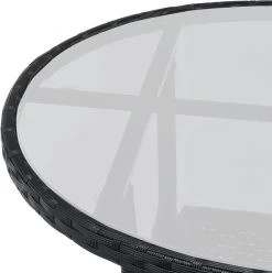 Polyrotan Balkonset - Bayamo - 3-delig - Zwart 20 Polyrotan Balkonset - Bayamo - 3-delig - Zwart -Tuinmeubel Winkel 1195x1200 2