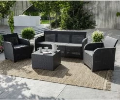 Keter Tuinbank 2-zits Rosalie Grafietkleurig -Tuinmeubel Winkel 1200x1005 7