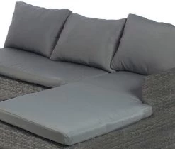 MaxxGarden Loungeset – Rattan Hoekset - 4 Persoons - Incl. Salontafel - Grijs -Tuinmeubel Winkel 1200x1020