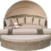 Merkloos Zonneeiland, Beige, Loveseat, Relax-eiland, Loungebed, Ligbed, Loungeset,"Riva"