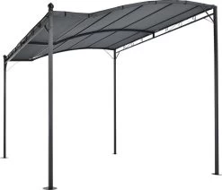 Pergola Tuinpaviljoen 300x250x243 Cm Antraciet Donkergrijs 10 Pergola Tuinpaviljoen 300x250x243 Cm Antraciet Donkergrijs -Tuinmeubel Winkel 1200x1032 2