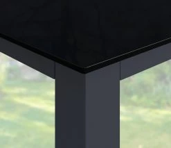 Casaria – Tuintafel – Aluminium – 90x90x75cm –Antraciet -Tuinmeubel Winkel 1200x1034