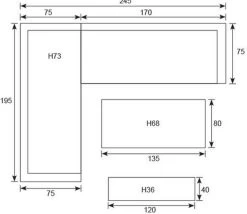 Merkloos Rocco | Loungeset Hoekset Tuinset | Aluminium| Hoekbank, Tuinbank, Tuintafel | 8 Zitplaatsen -Tuinmeubel Winkel 1200x1039 2