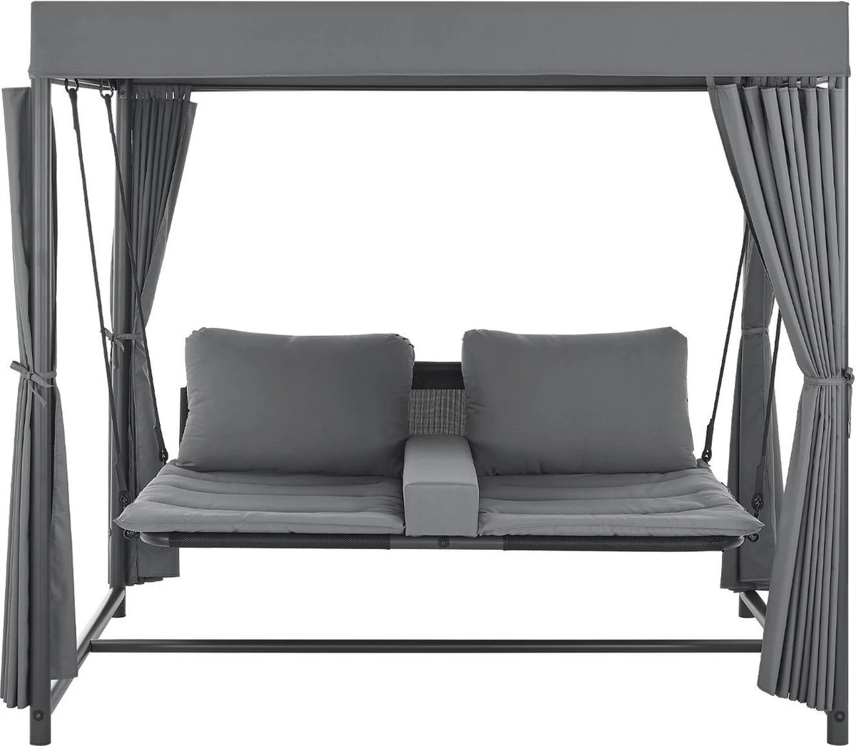 Schommelbank / Ligbank Kassandra - Donkergrijs 14 Schommelbank / Ligbank Kassandra - Donkergrijs - Afbeelding 14