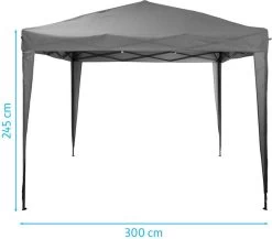 Ambiance Easy-up Partytent - 3x3m - Opvouwbaar - Grijs -Tuinmeubel Winkel 1200x1055 2
