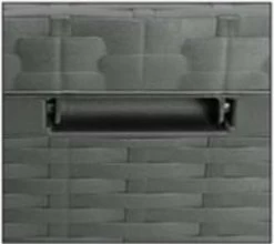 Verrijdbare Tuinkussen Opbergbox - Rattan Look - Zwart - 350 Liter -Tuinmeubel Winkel 1200x1071 2