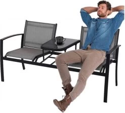 Pro Garden ProGarden Tuinbankje Met Tafel Tweepersoons -Tuinmeubel Winkel 1200x1081 1