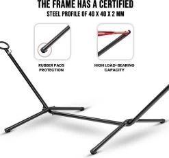 Pro Garden Standaard Voor Hangmat / Hangmat Standaard - Metaal - Zwart -Tuinmeubel Winkel 1200x1118 2