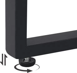 Songmics Tuinmeubelset, 3-delige Set, Van Polyrotan, Voor Outdoor, Terras, Balkon, Tuin, Eenvoudige Montage, Bijzettafel En 2 Stoelen, Zwart-beige -Tuinmeubel Winkel 1200x1141 1