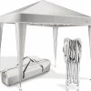 Coazy Waterdichte Partytent 3x3 Meter Opvouwbaar - Paviljoen - Easy Up - Pop-up Tent Met Haringen, Touw En Anti Slip Poten - Waterdicht - Partytenten Weerbestendig