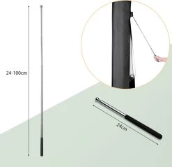 Kingsleeve Parasolhoes Tot Ø 330cm - Weerbestendig Robuust - Grijs -Tuinmeubel Winkel 1200x1163