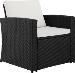 Tectake - Wicker Zitgroep Tuinset Lucca - Zwart - 404131 15 Tectake - Wicker Zitgroep Tuinset Lucca - Zwart - 404131 -Tuinmeubel Winkel 1200x1170 2