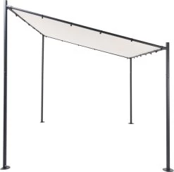 SORARA® Milano Overkapping / Paviljoen - Zand - 285 X 400 Cm. -Tuinmeubel Winkel 1200x1186