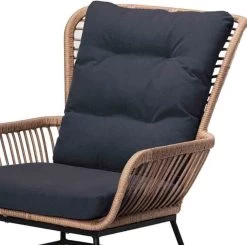 BUITEN Living Dex Wicker Loungestoel Tuin | Wicker + Aluminium | Bamboe Antraciet -Tuinmeubel Winkel 1200x1192 2