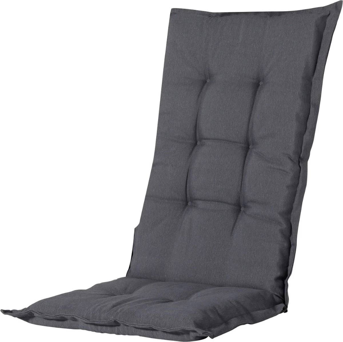 Madison - Tuinkussen - Hoge Rug - 123 X 50cm - Panama Grijs - Standenstoel 1 Madison - Tuinkussen - Hoge Rug - 123 X 50cm - Panama Grijs - Standenstoel
