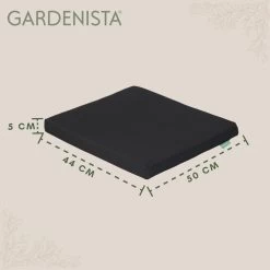 Gardenista Stoelkussen - Waterbestendige Tuinkussens Voor Binnen En Buiten - Zitkussen Met Lint - Kussens Voor Tuinstoel -Tuinmeubel Winkel 1200x1198 17