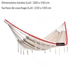 Detex Hangmat Met Franjes - 320x150cm – Belastbaar Tot 300kg Beige 11 Detex Hangmat Met Franjes - 320x150cm – Belastbaar Tot 300kg Beige -Tuinmeubel Winkel 1200x1198 19