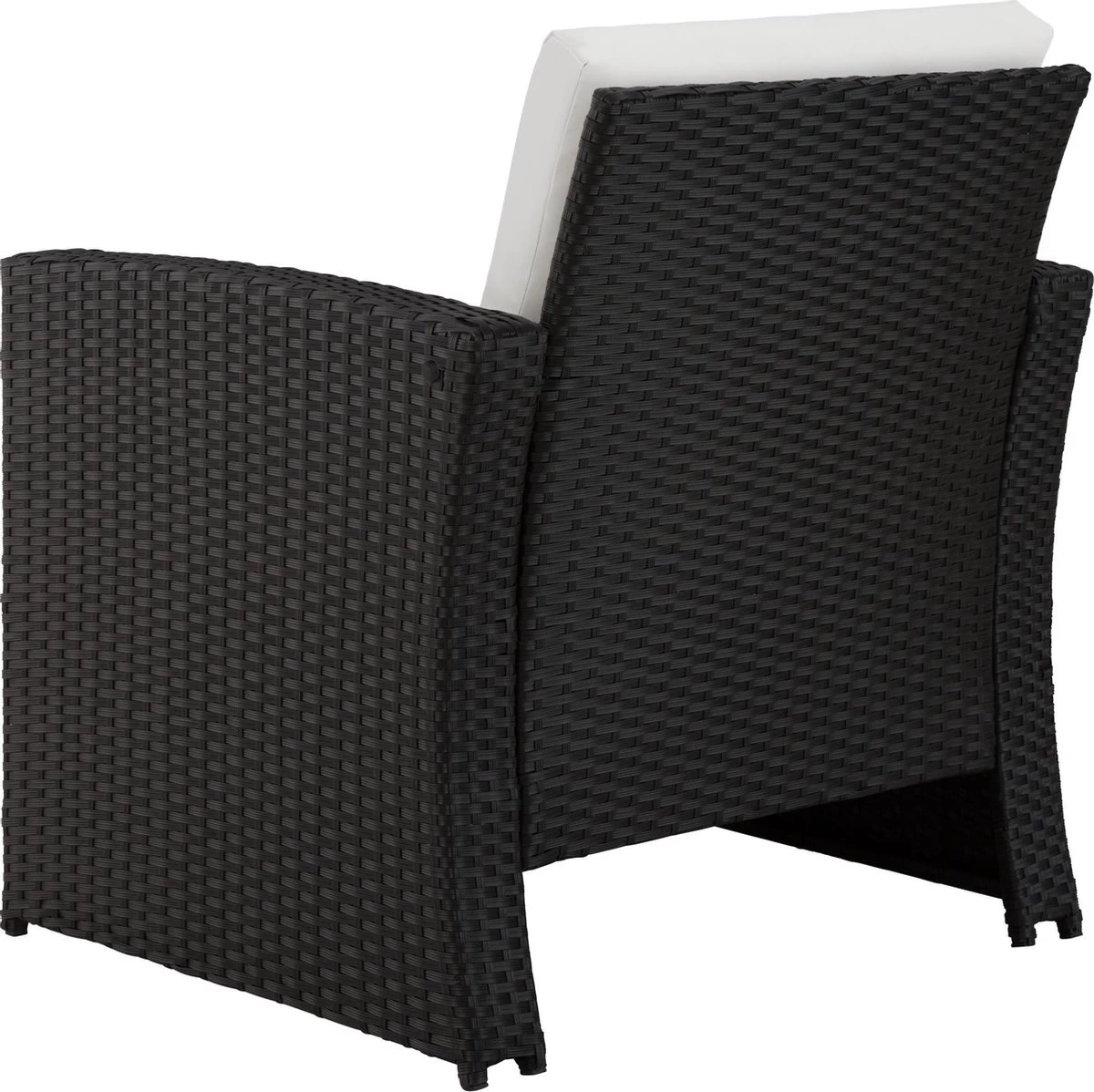 Tectake - Wicker Zitgroep Tuinset Lucca - Zwart - 404131 8 Tectake - Wicker Zitgroep Tuinset Lucca - Zwart - 404131 - Afbeelding 8