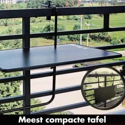 Balkontafel Inklapbaar – Zwart – 60 X 60 X 70 Cm – Hout Balkontafeltje Hangend Balkonbar Balkontafels Opklapbaar Hangtafel Balcony Table – Ophangbaar Voor Aan Het Balkon – Vouwtafel Wandtafel Inklapbare Tafel – Bijzettafel – Buiten Tafeltje Klaptafel -Tuinmeubel Winkel 1200x1199 11