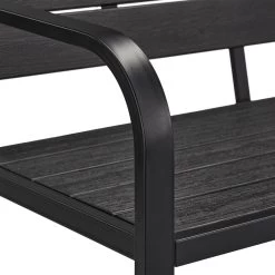 Relaxdays Tuinbank Met Kussen - 2 Zits Buitenbank Metaal - Balkonbank Kunststof - Voortuin -Tuinmeubel Winkel 1200x1200 101