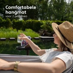 Vita5 Hangmat Met Standaard – 2 Persoons – Incl. Bekerhouder – 205kg Draaggewicht – Grijs 13 Vita5 Hangmat Met Standaard – 2 Persoons – Incl. Bekerhouder – 205kg Draaggewicht – Grijs -Tuinmeubel Winkel 1200x1200 1035