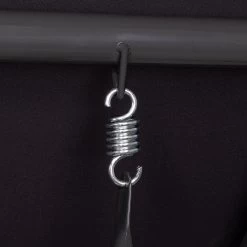 Springos Schommelbank | Linda-Schommel | 3-zits | Waterafstotend | Inclusief 2 Kussens | Verstelbare Luifel | 162 X 200 X 120 Cm | Zwart -Tuinmeubel Winkel 1200x1200 119