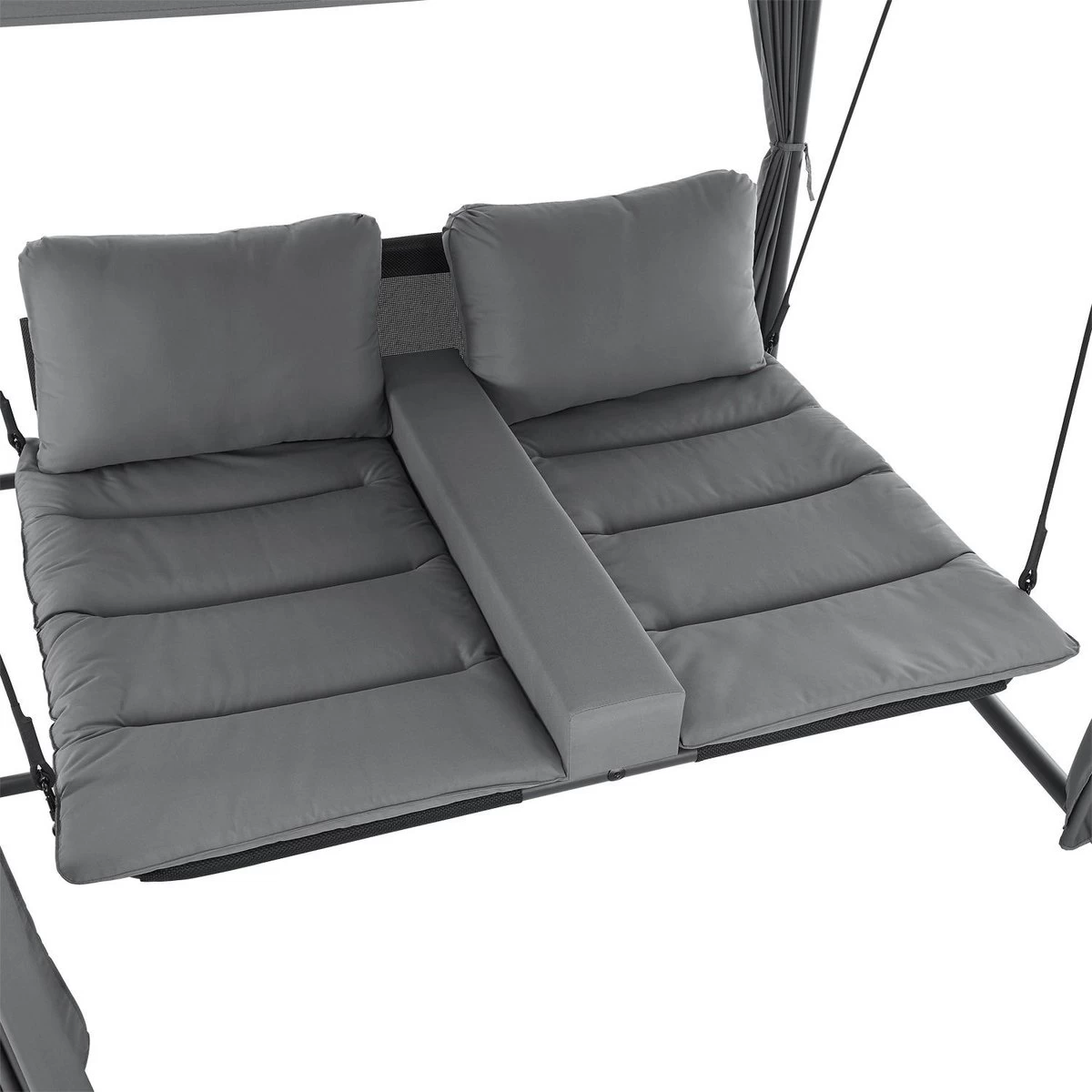 Schommelbank / Ligbank Kassandra - Donkergrijs 3 Schommelbank / Ligbank Kassandra - Donkergrijs - Afbeelding 3