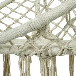 Macramé Hangstoel Beige - Beige Hangstoel - Hangstoel Touw - Hangstoel - Tot 110KG - Eenpersoons Hangstoel - Hang Stoel 1 Persoon - Hangstoel Voor Binnen - Hangstoel Zonder Standaard - Hangstoel Buiten -Tuinmeubel Winkel 1200x1200 174