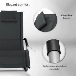 Sens Design Zonnebed - Ligbed - Weerbestendig - Antraciet -Tuinmeubel Winkel 1200x1200 264