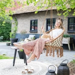 Vita5 Macramé Hangstoel - Voor Binnen En Buiten - Zonder Standaard - Incl. Kussen, Boekenvak En Beschermhoes - Tot 150kg - Bruin/Beige 21 Vita5 Macramé Hangstoel - Voor Binnen En Buiten - Zonder Standaard - Incl. Kussen, Boekenvak En Beschermhoes - Tot 150kg - Bruin/Beige -Tuinmeubel Winkel 1200x1200 294