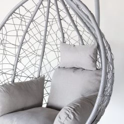 Egg Hangstoel Roundabout Grijs -Tuinmeubel Winkel 1200x1200 317