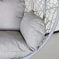 Egg Hangstoel Roundabout Grijs -Tuinmeubel Winkel 1200x1200 318