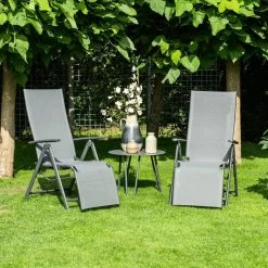 Garden Impressions - Sol Verstelbare Tuinstoel - Aluminium - Zwart 15 Garden Impressions - Sol Verstelbare Tuinstoel - Aluminium - Zwart -Tuinmeubel Winkel 1200x1200 323