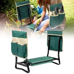 Uten - Kniebankje Tuin - Knie Steun - Tuinkruk Inklapbaar - Kniesteun Tuinieren - Kniekussen - Tot 150 Kg - Groen -Tuinmeubel Winkel 1200x1200 341